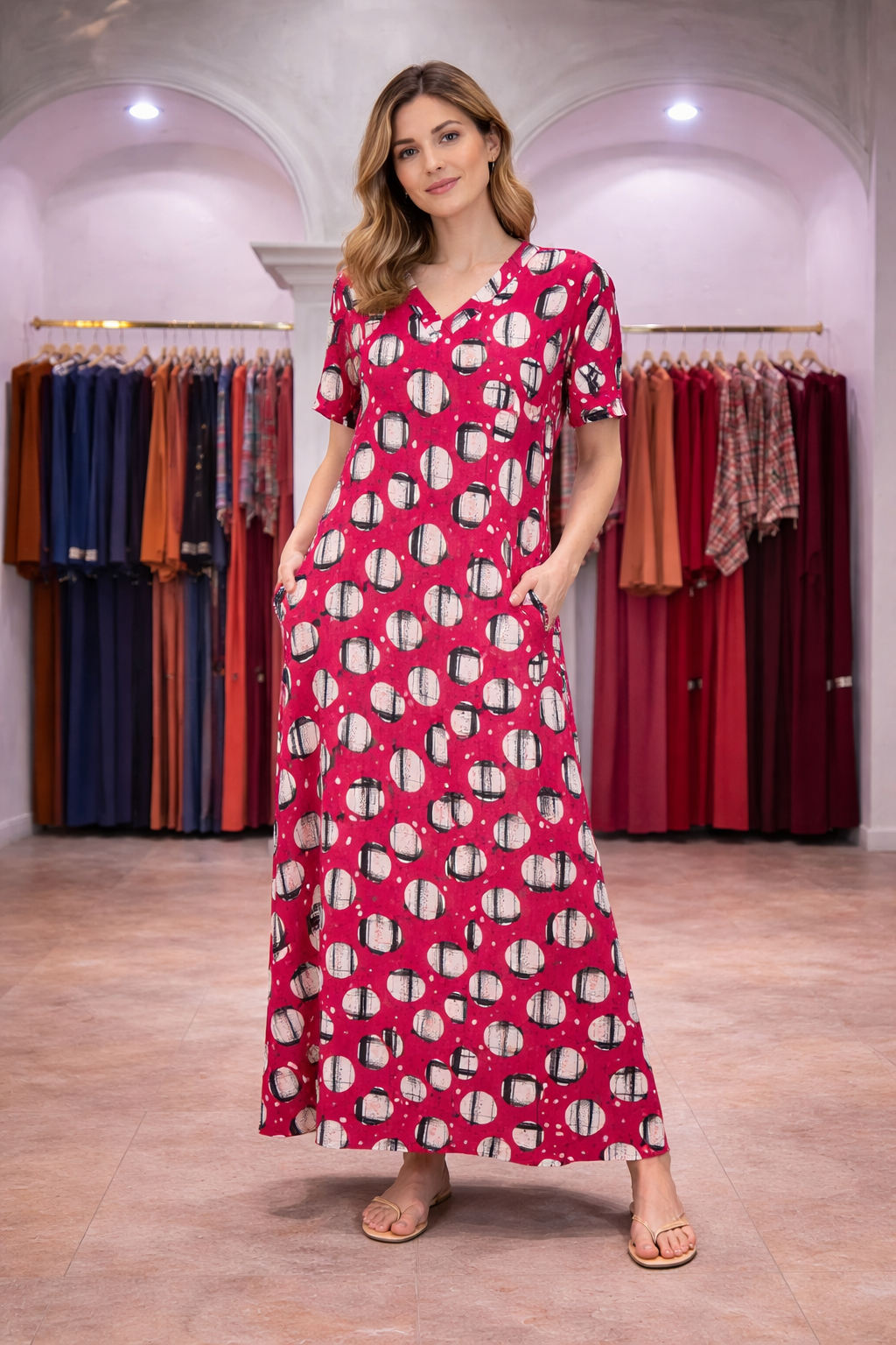 دشداشة طويل فري سايز